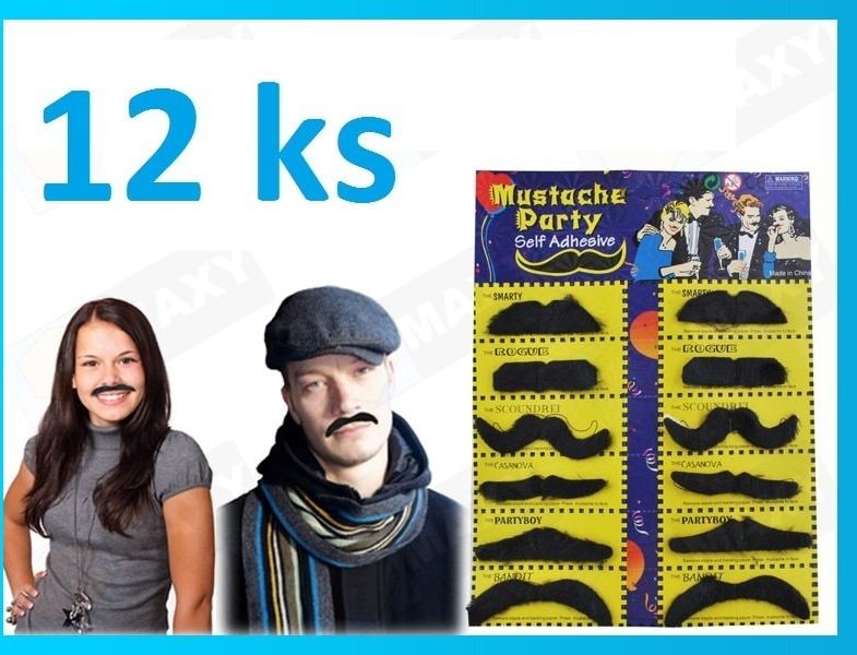 Popron Sada knírů – 12 ks - obrázek 2
