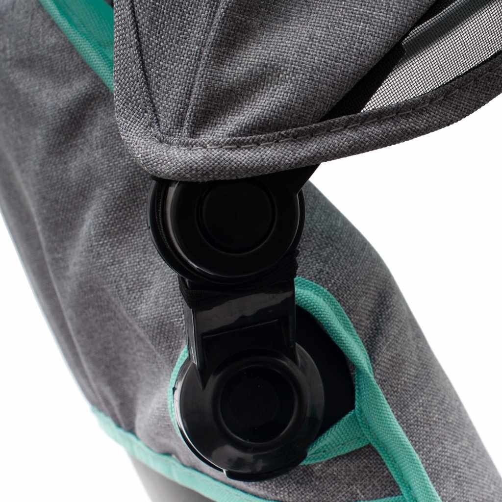 Dětská tříkolka Baby Mix 5v1 RELAX 360° Varianta: mátová - zelená - obrázek 10