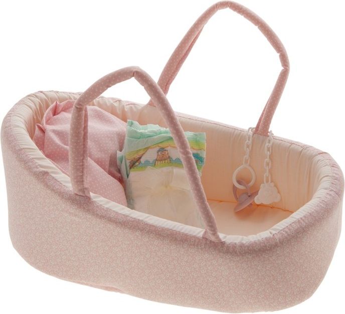 Přenosná taška -košík Pna miminko 42 cm - růžový - obrázek 2