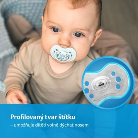 LOVI dudlík silikonový dynamický WILD SOUL 6-18m 2ks - holčička - obrázek 8