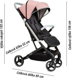 Sportovní kočárek X-lander X-Follow 2021 Sunset pink - obrázek 19