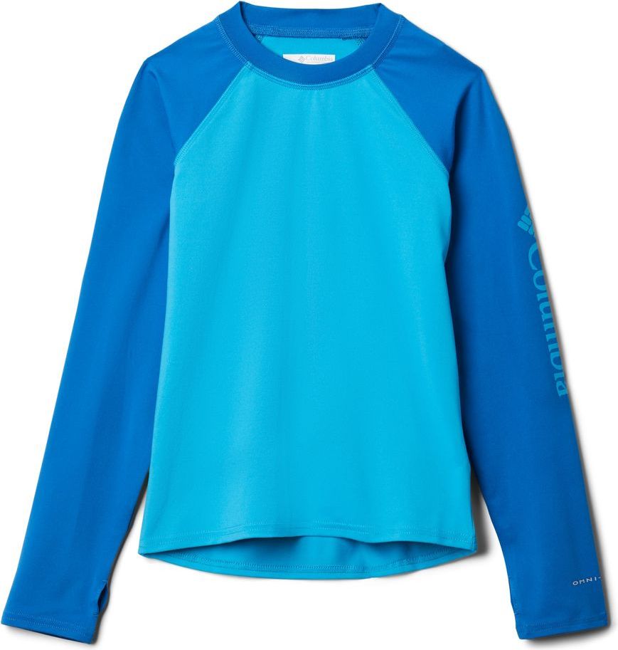 Columbia chlapecké plavkové tričko Sandy Shores Long Sleeve Sunguard 1833151417 XXS modrá - obrázek 1
