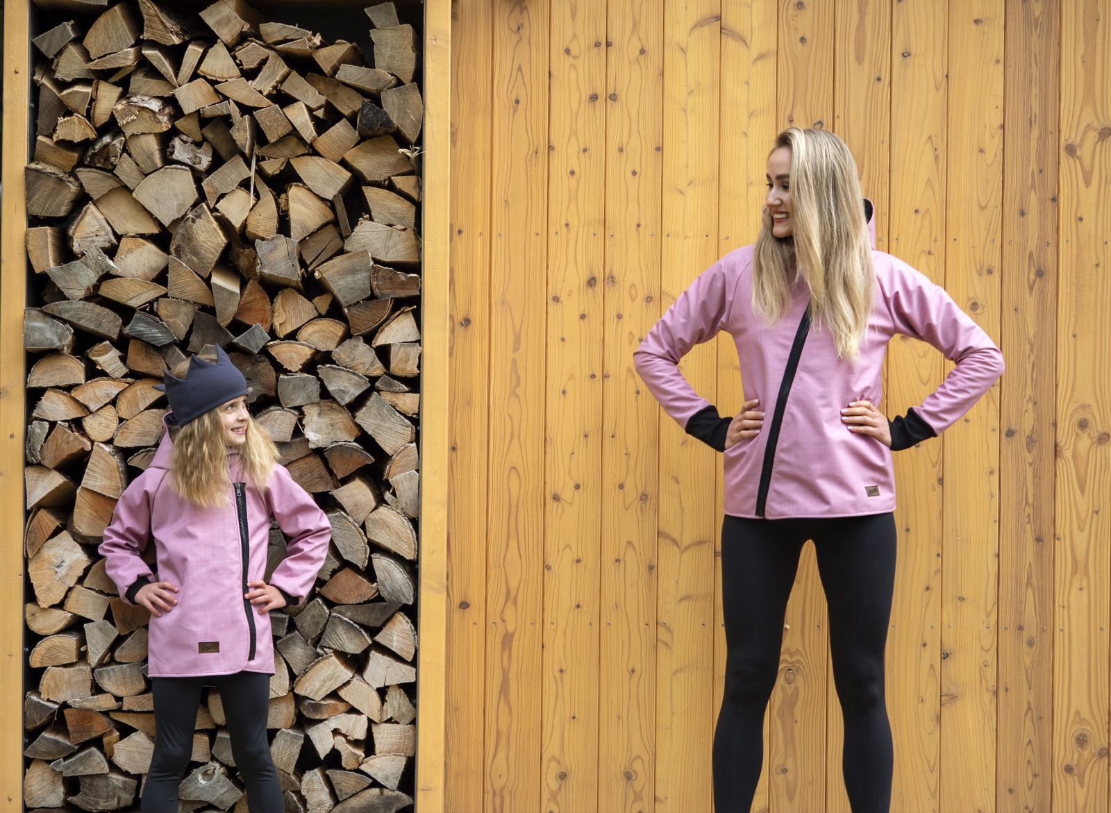 Dětský SOFT kabátek Drexiss OLD PINK/ANTRACIT Velikost: 140-146 - obrázek 2