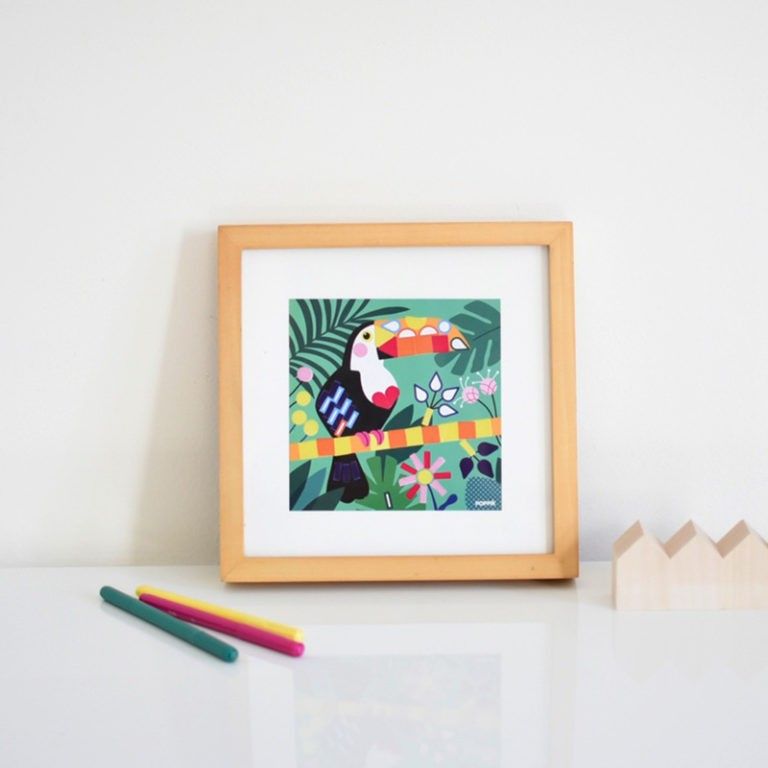Poppik Kreativní karty se samolepkami V džungli - obrázek 6