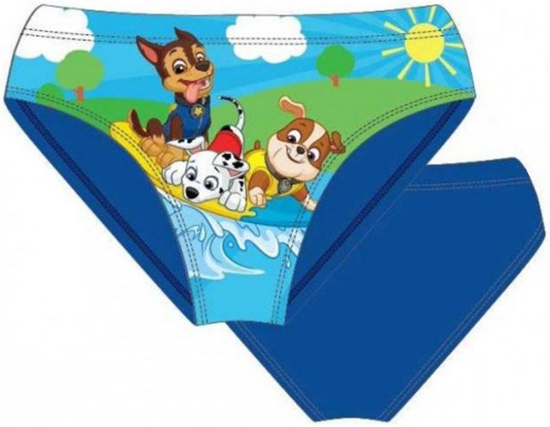 Setino · Dětské / chlapecké slipové plavky Tlapková patrola - Paw Patrol - motiv na surfu EU 98 Modrá - obrázek 1