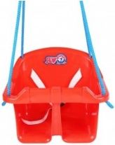 Houpačka Baby plast červená nosnost 20kg 36x30x29cm 24m+ - obrázek 1