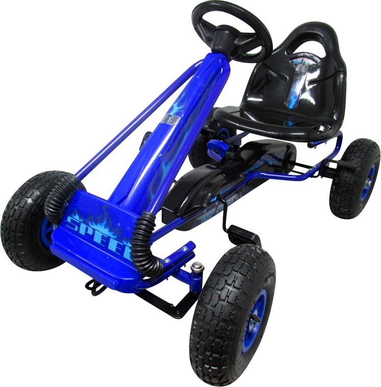 Šlapací motokára Gokart Fire - červená - obrázek 4