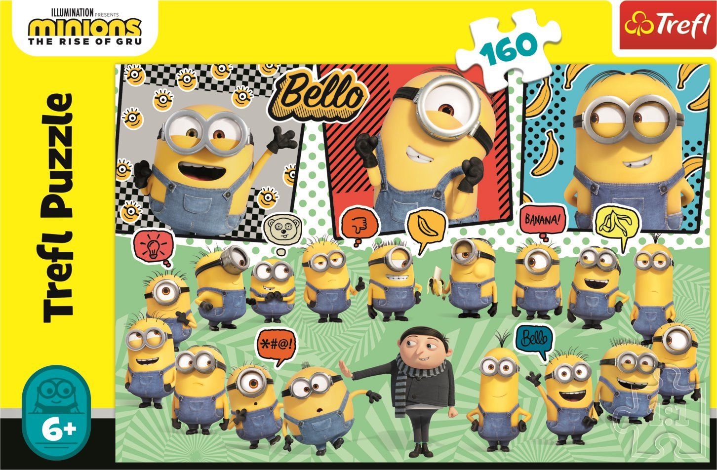 TREFL Puzzle Mimoni: Bello! 160 dílků - obrázek 2