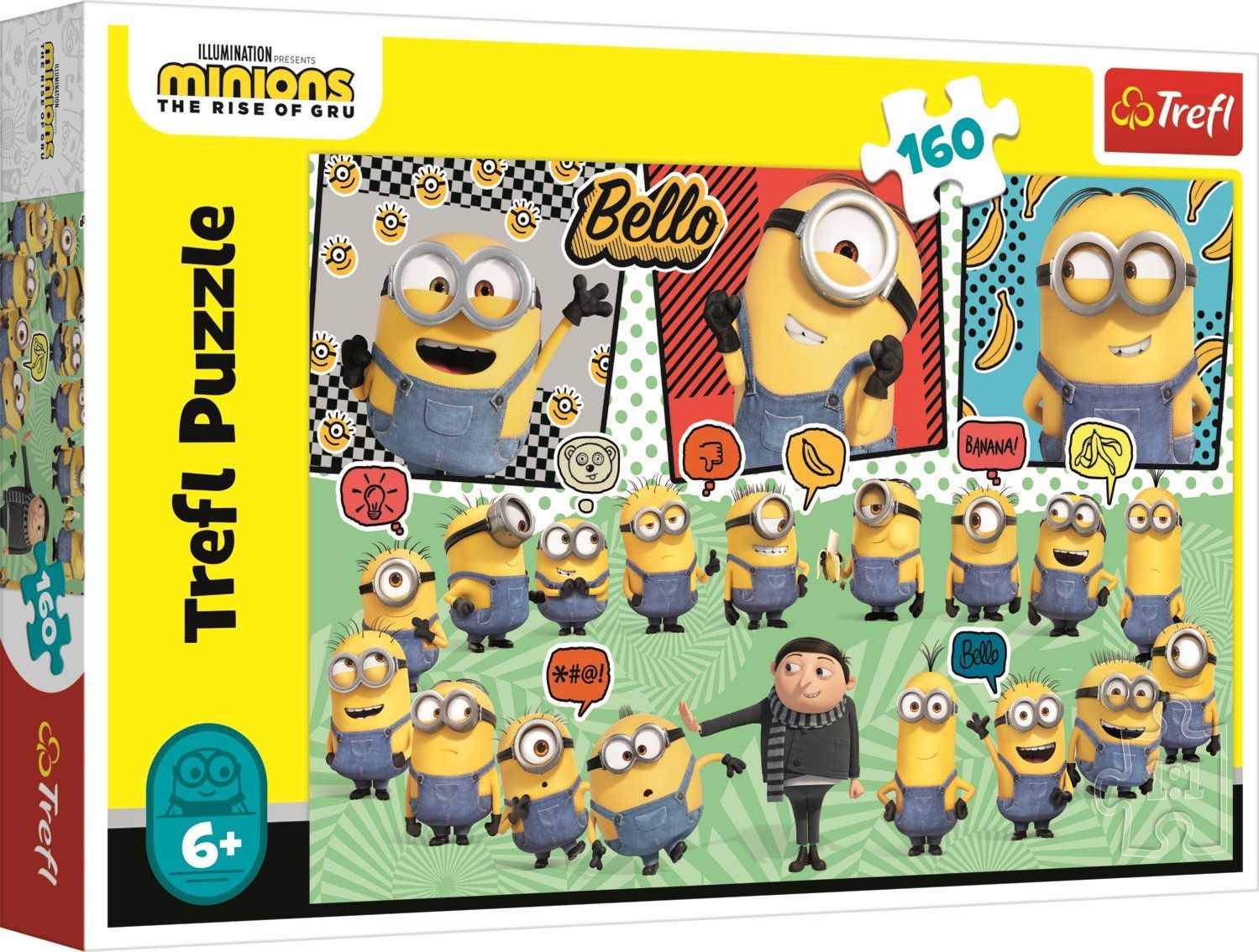 TREFL Puzzle Mimoni: Bello! 160 dílků - obrázek 3