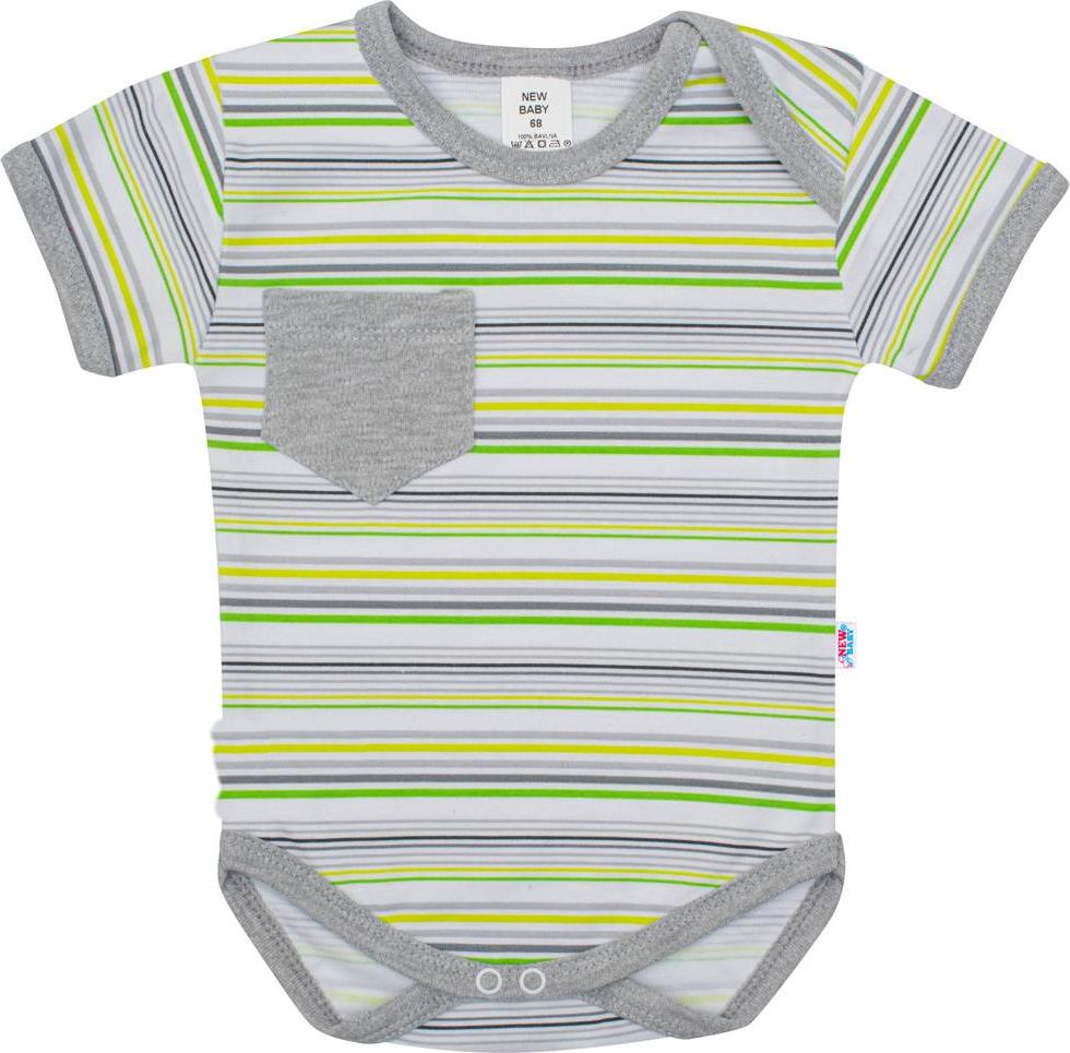 2-dílná letní bavlněná souprava New Baby Perfect Summer stripes 56 (0-3m) - obrázek 2