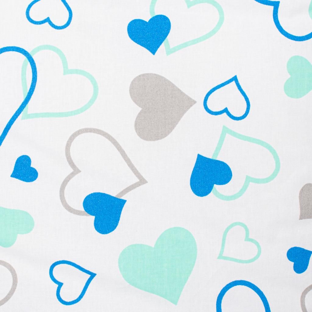 Klasická šněrovací zavinovačka New Baby JACKET modrá srdíčka - obrázek 4