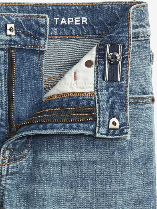 Slim Taper Jeans dětské GAP | Modrá | Chlapecké | 6 let - obrázek 3