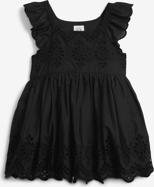 July Eyelet Šaty dětské GAP | Černá | Dívčí | 3-6 měsíců - obrázek 1