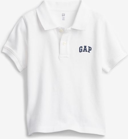 Logo Solid Polo triko dětské GAP | Bílá | Chlapecké | 3 roky - obrázek 1