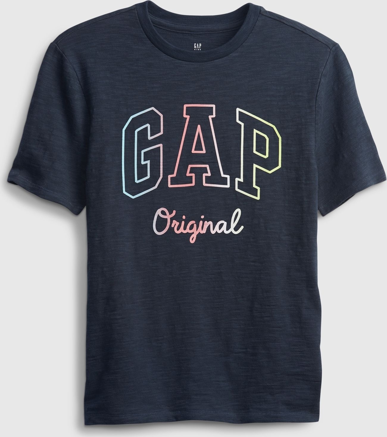 GAP modré dětské tričko Logo t-shirt - S - obrázek 1