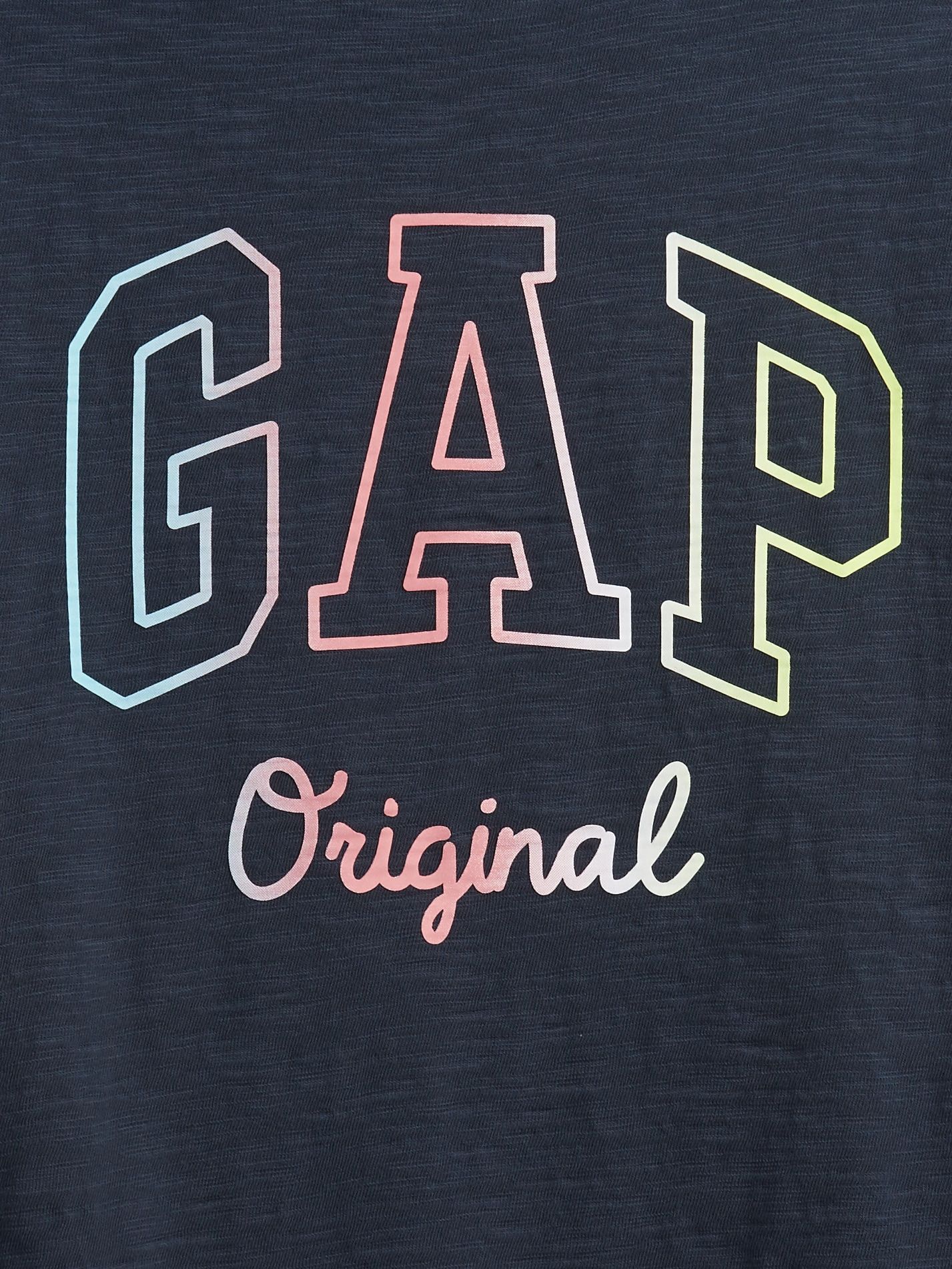 GAP modré dětské tričko Logo t-shirt - S - obrázek 3