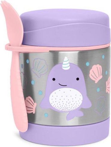 SKIP HOP Zoo Termoska na jídlo se lžičko/vidličkou Narval 325 ml, 3+ + AQUAINT 500 ml - obrázek 3