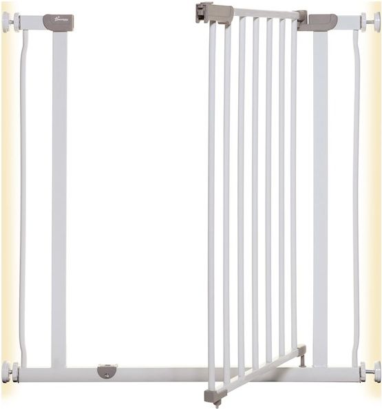 DREAMBABY Zábrana bezpečnostní kovová AVA 75-81 cm, bílá - obrázek 1