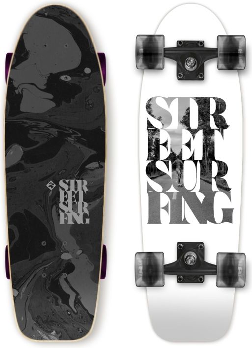 Street Surfing Cruiser 28" White Soul - obrázek 1