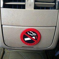 Dudlu Nálepka do auta - No smoking - obrázek 2