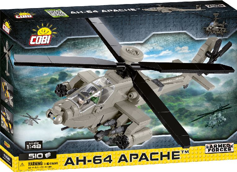 COBI Stavebnice Armed Forces AH-64 Apache, 1:48, 510 k - obrázek 1