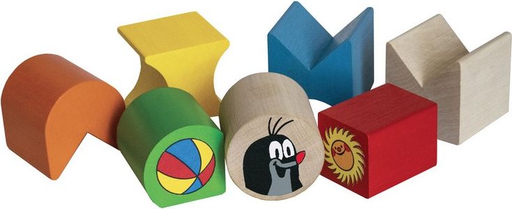 Detoa Dřevěná pyramida Krtek - obrázek 3