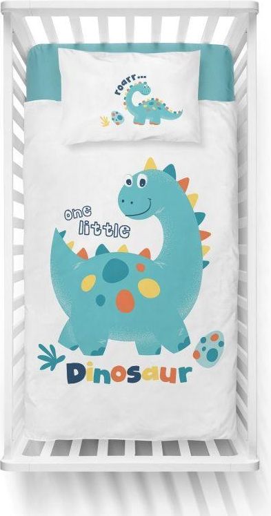 POVLEČENÍ DO POSTÝLKY DINO ZELENÁ - BAMBUS - obrázek 2