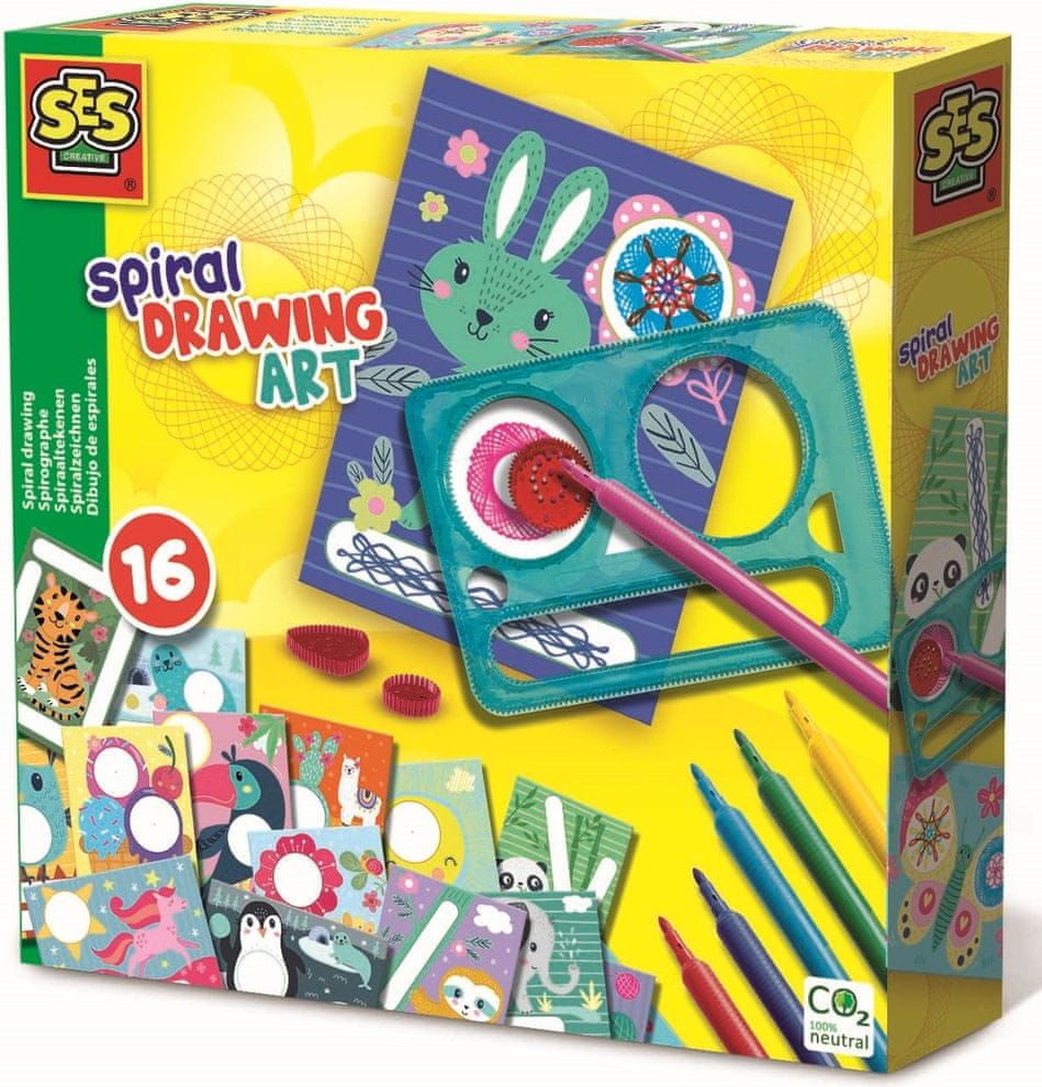 SES Kreslící spirála zvířátka