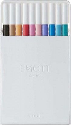 EMOTT fine liner sada 10 ks - pastelové barvy