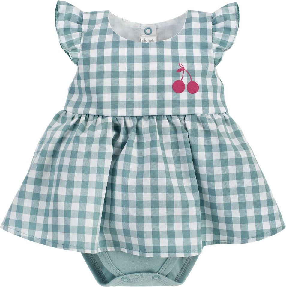 Pinokio Šaty s body bez rukávů Sweet Cherry Green 86 - obrázek 1