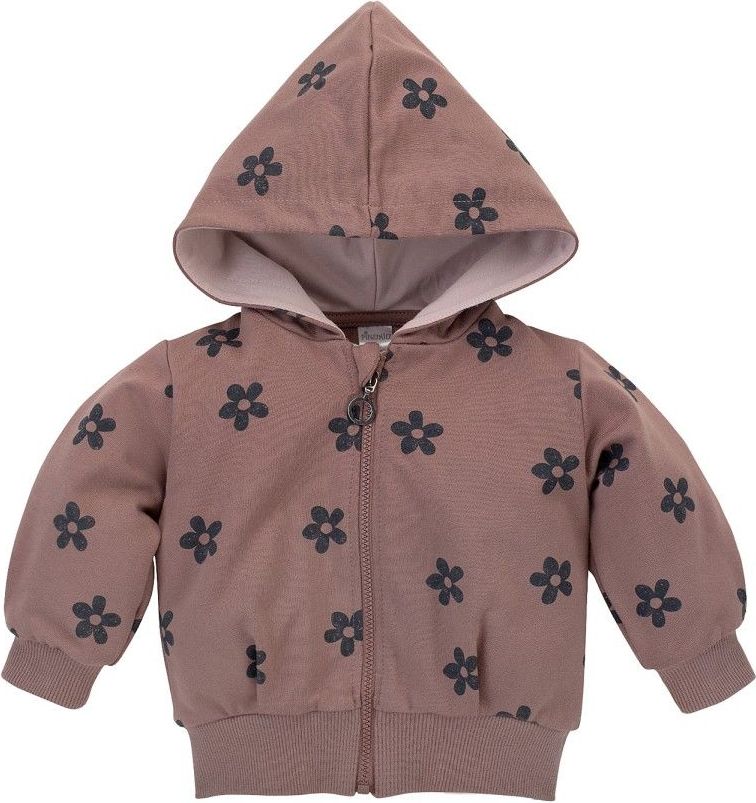 Pinokio Mikina s kapucí Happiness Dark Pink 104 - obrázek 1
