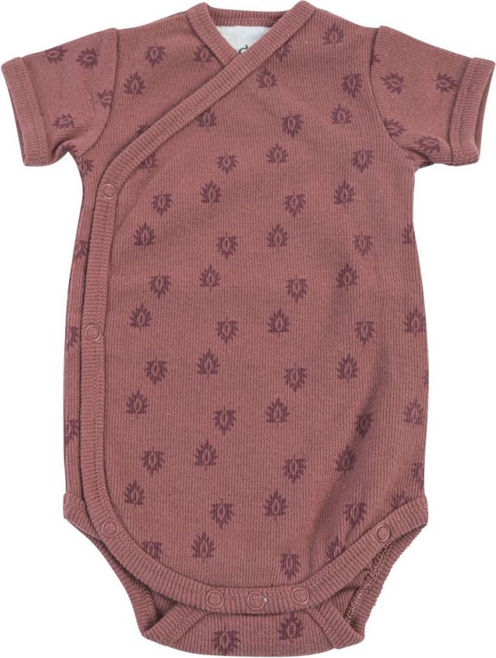 Lodger Hydrofilní body s krátkými rukávy Print Rib Rosewood 62 - obrázek 1