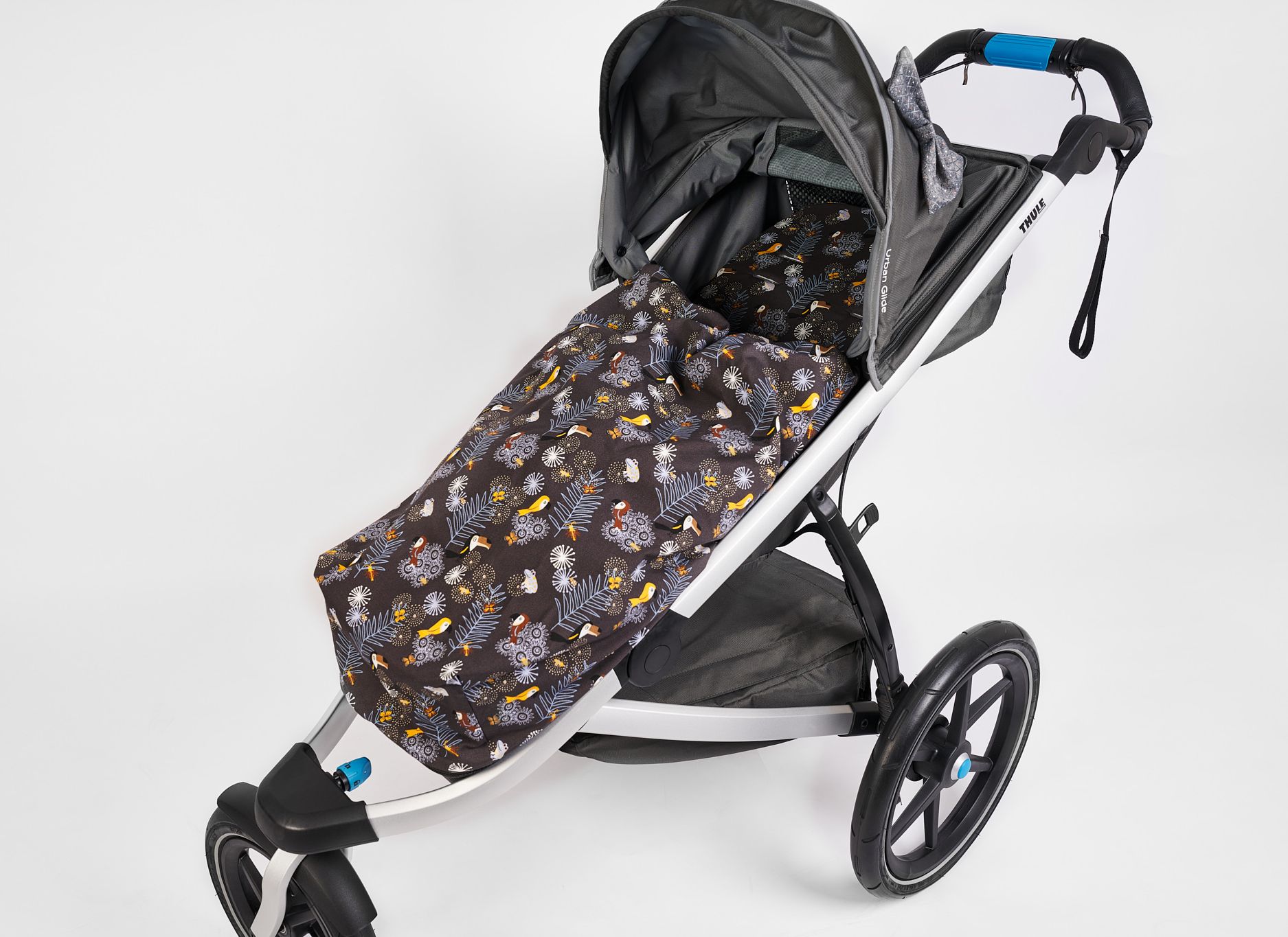 Ma-tata.cz Nánožník s podložkou pro Thule Varianta: jaro,léto - tenký vatelín, Model kočárku: Thule Urban Glide 1 - obrázek 2