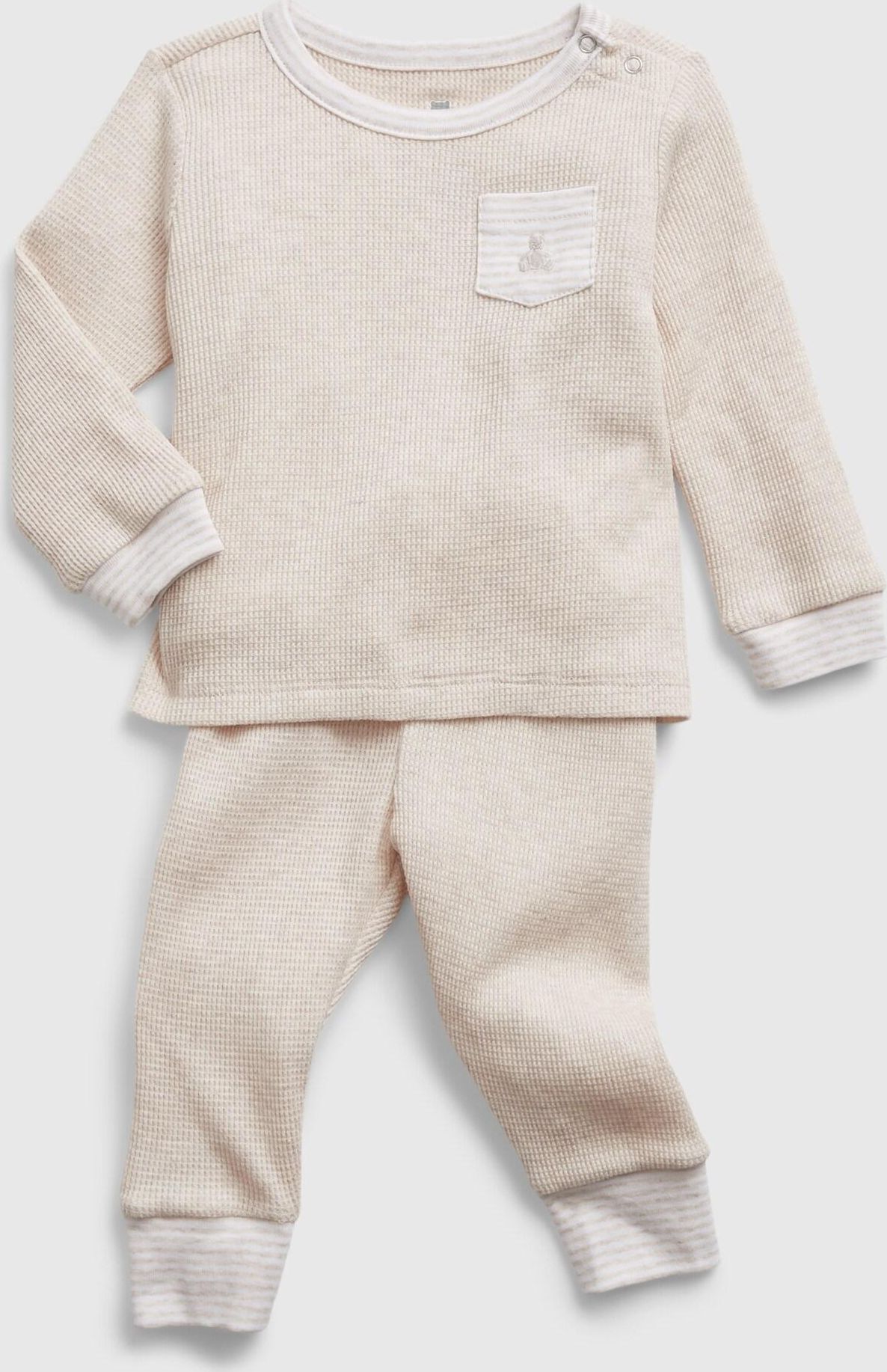 Smetanová klučičí souprava thermal set - 86-92 - obrázek 3