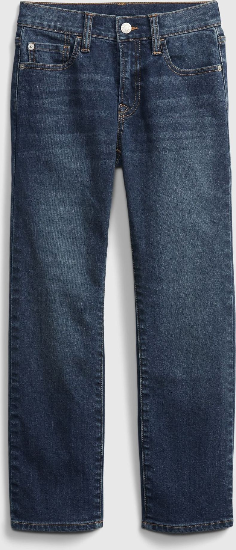 Modré klučičí džíny straight jeans with Washwell - 128 - obrázek 1
