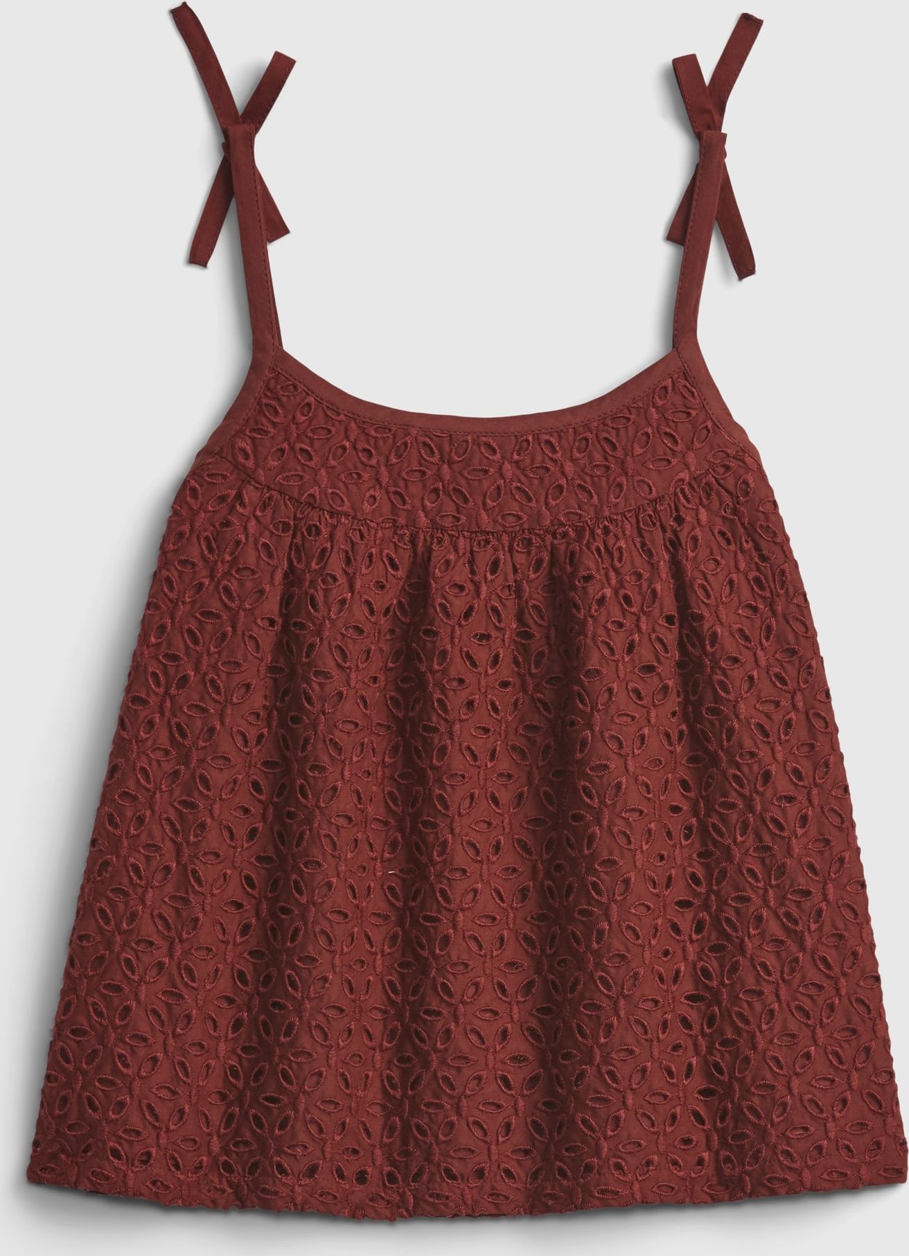 GAP Strappy Eyelet Tílko Červená - 98-110 - obrázek 2