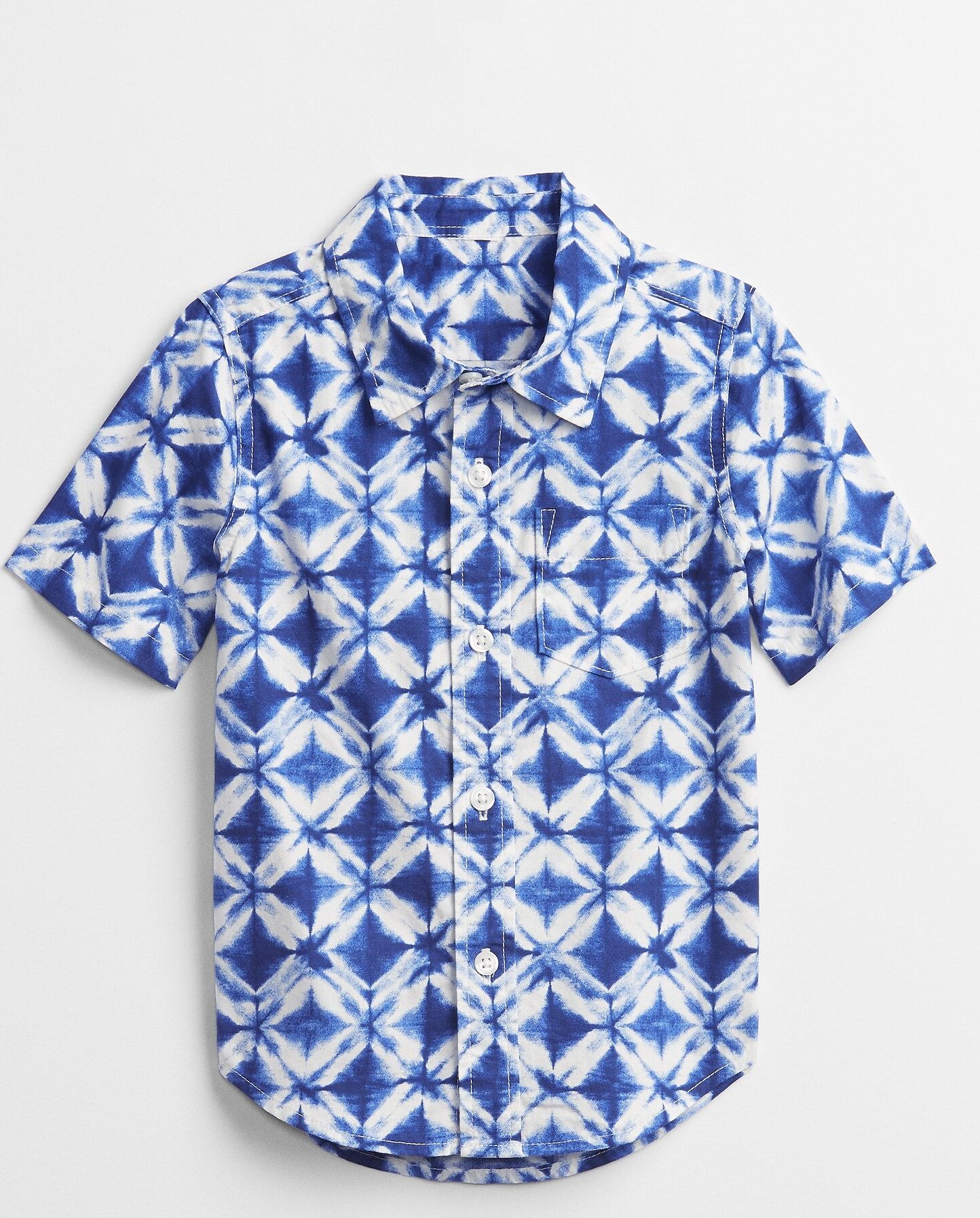 Dětská košile poplin shirt Modrá - 2YRS - obrázek 1