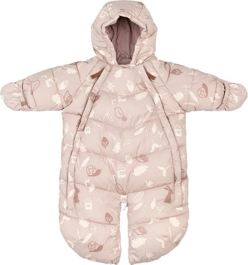 LEOKID Baby Overall Pink Forest 3-9 měsíců - obrázek 1