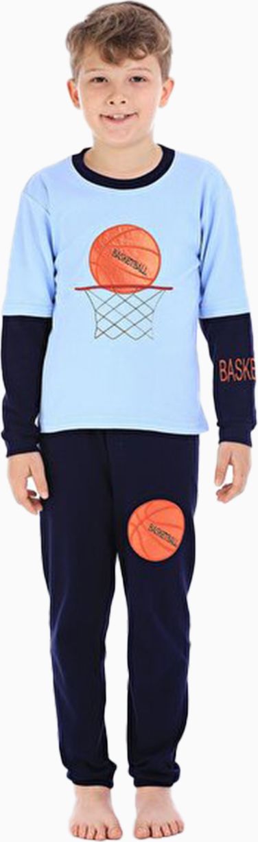 Dvojdílné pyžamo basketball, modré Velikost: 110 - obrázek 2