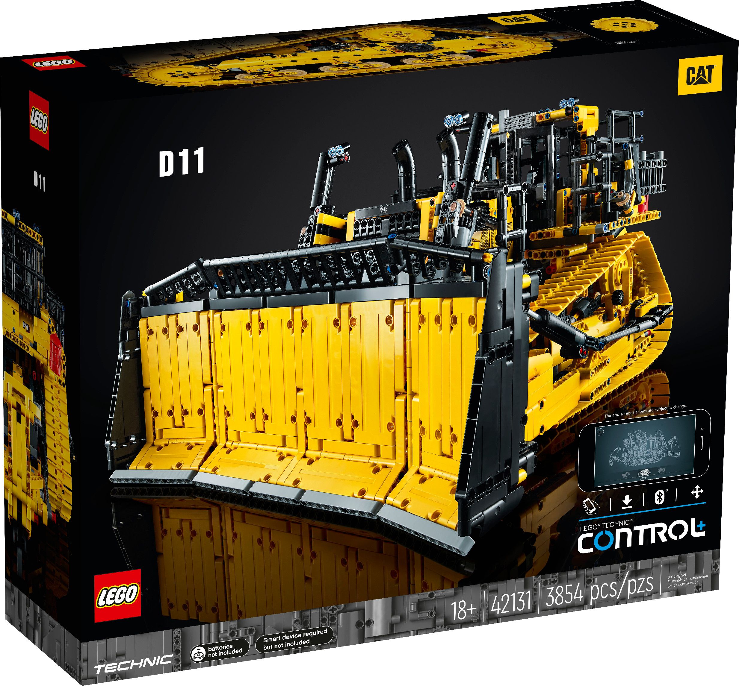 LEGO Buldozer Cat® D11 ovládaný aplikací 42131 - obrázek 1
