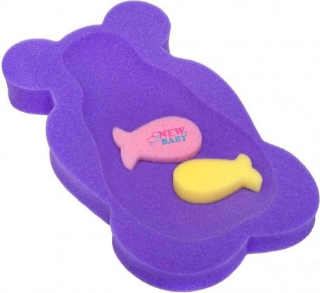 Pěnová podložka maxi New Baby medvěd fialový, Fialová