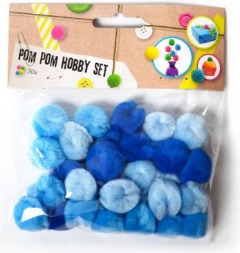 Sada pompom barevné 12 druhů