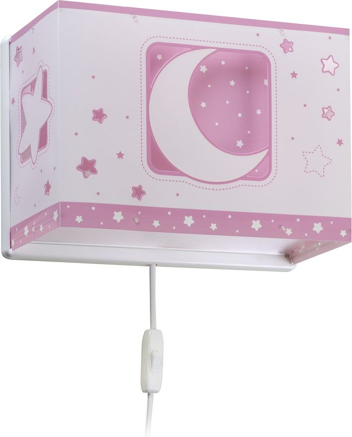 Dalber Moonlight Pink 63238S dětské světlo na zeď - obrázek 2