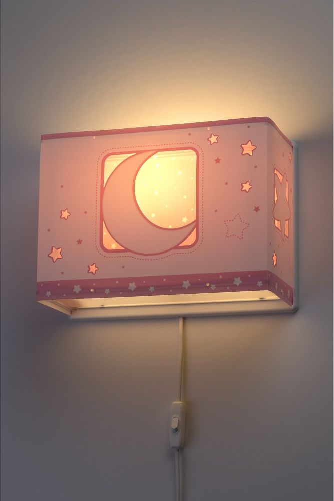Dalber Moonlight Pink 63238S dětské světlo na zeď - obrázek 4